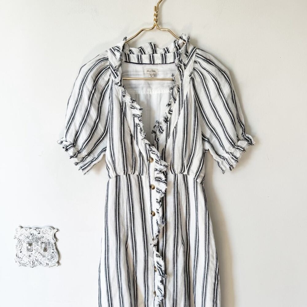Striped Ruffle Dress - Picture 6 of 11
